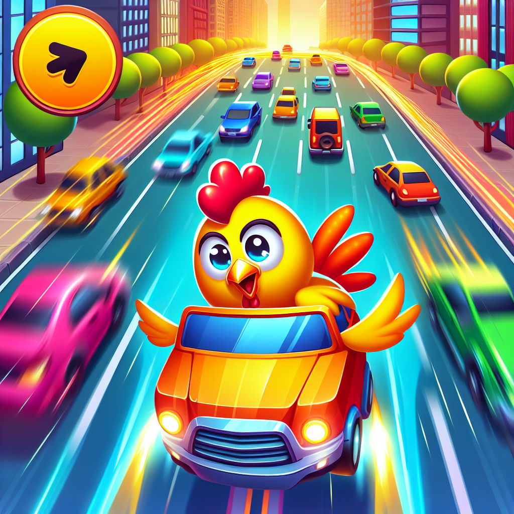 Zrzut ekranu z gry Chicken Road 2